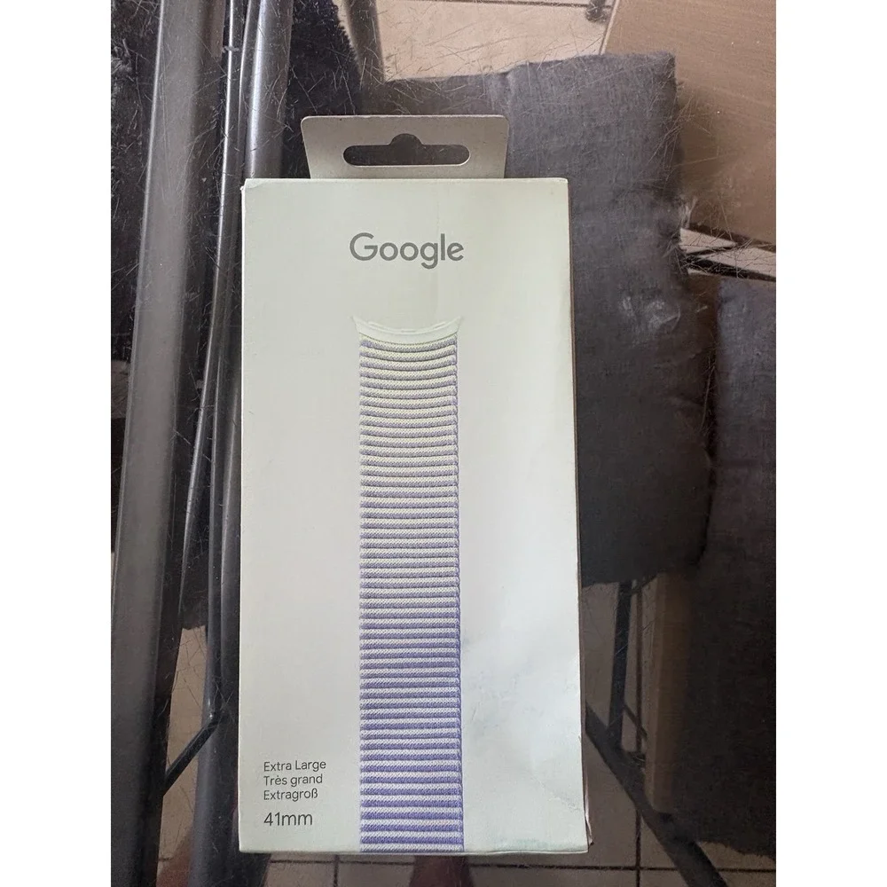 Google Pixel Watch Stretch Band 41mm Extra Large XL Lemongrass Frost GA10333 NEW